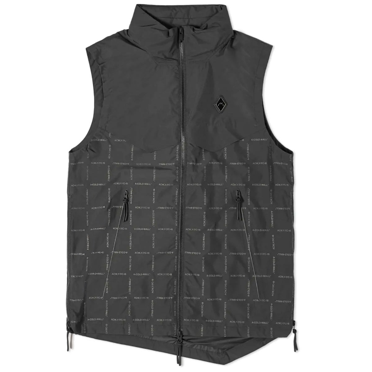 Sveter A-COLD-WALL* Grisdale Storm Gilet Vest Šedá | ACWMO146-BLK, 0