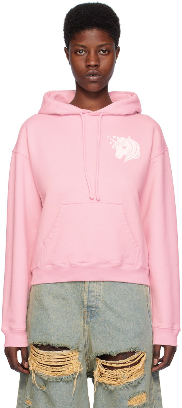 Mikina VETEMENTS Unicorn Hoodie Ružová | WE64HD200P, 0