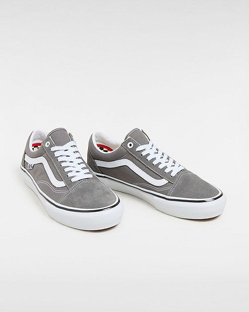 Tenisky a topánky Vans Skate Old Skool Shoes (pewter/white) Unisex Grey, Size 2.5 Šedá | VN0A5FCB1N6, 1