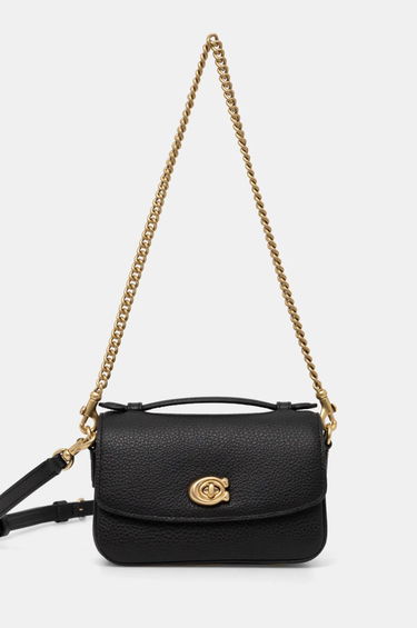 Taška cez rameno Coach Leather Crossbody Bag Čierna | CW565, 0