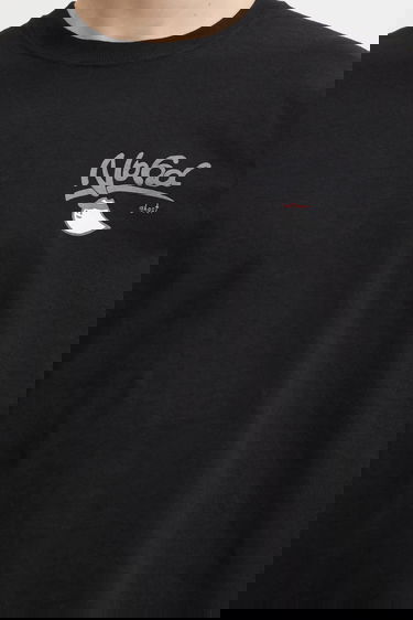 Tričko Neighborhood Long-sleeve T-shirt with Donut and Ghost graphic Čierna | 252PCNH.LT10, 4