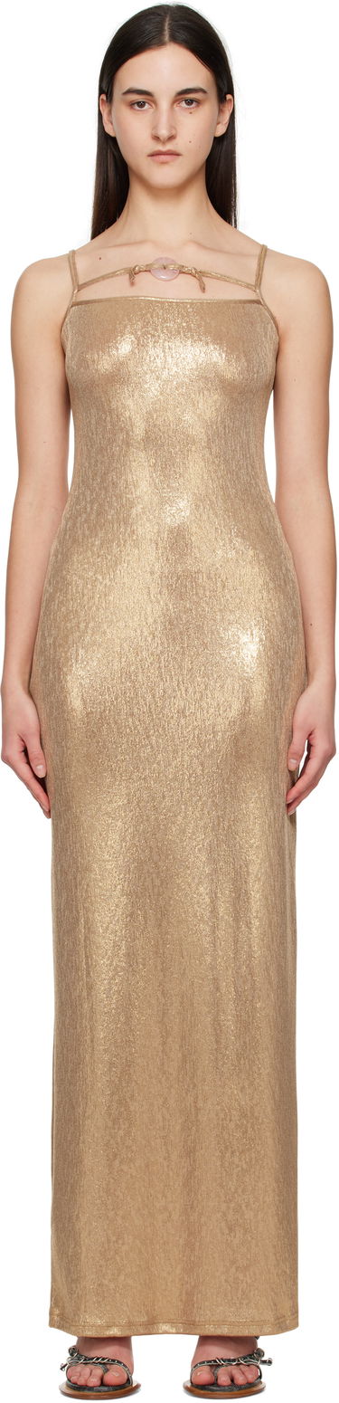Šaty Ottolinger Ottolinger Charmed Maxi Dress Metalická | 10550080601, 0