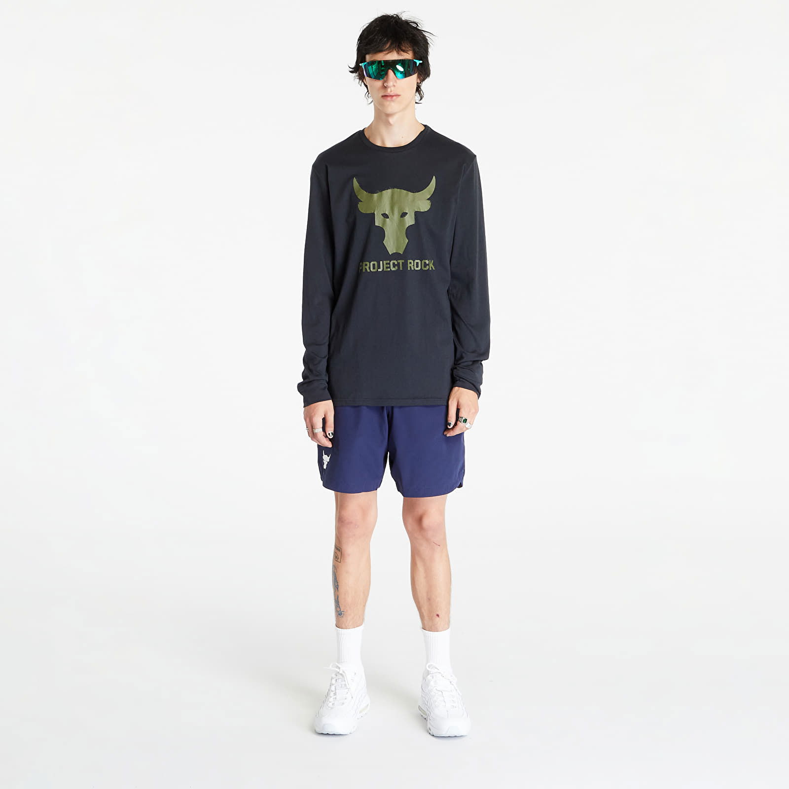 Project Rock Woven Shorts Midnight Navy/ White