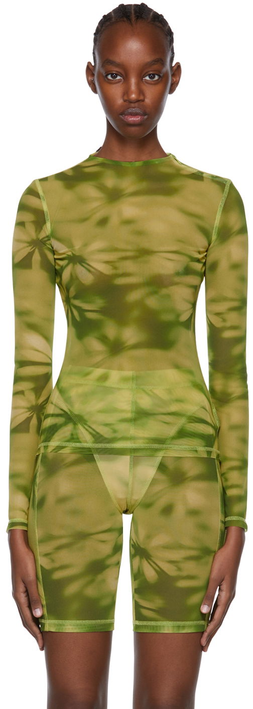 Tričko MISBHV Exclusive Nylon T-Shirt Zelené | 022EX003, 0