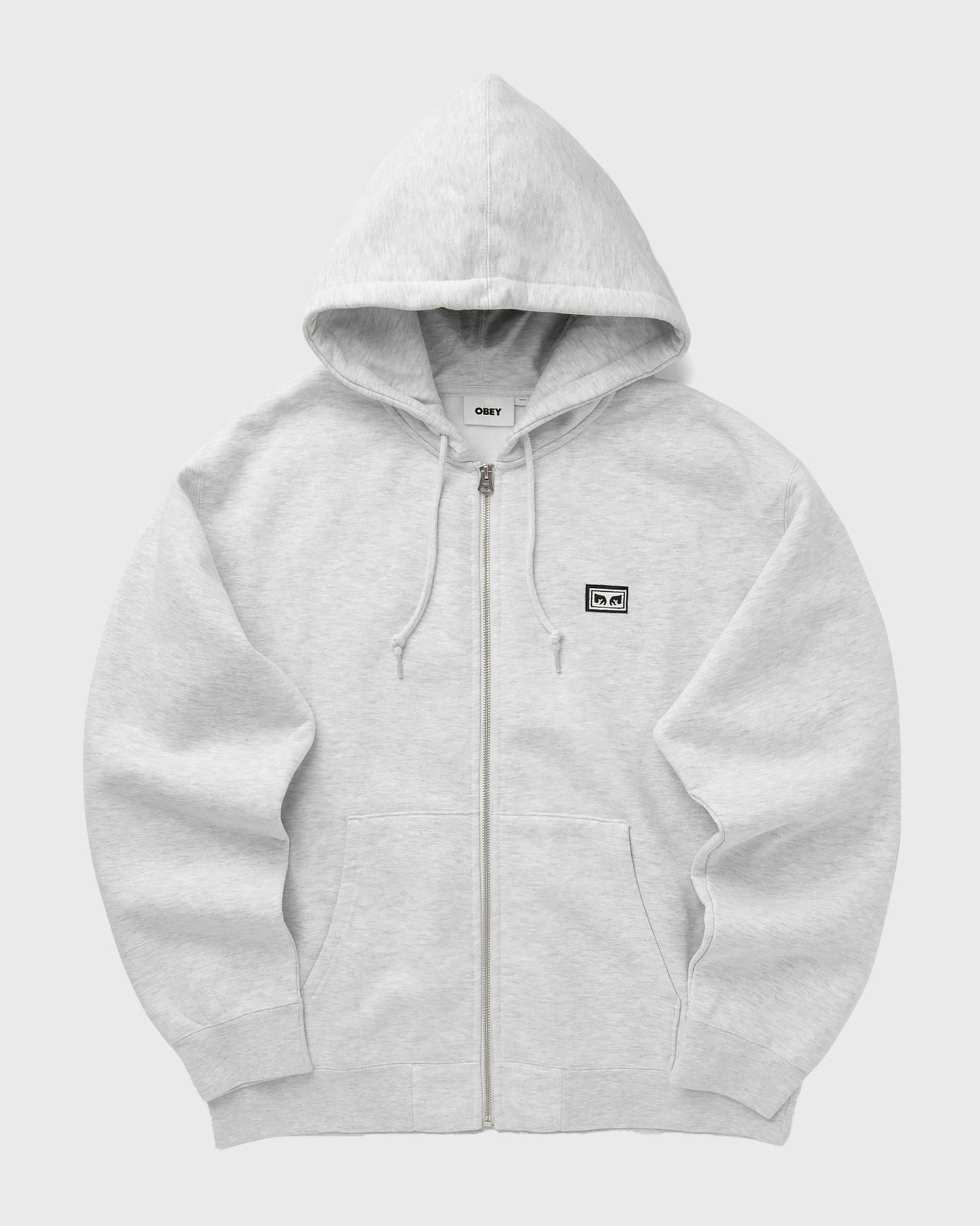Mikina OBEY Established Works Eyes Zip Hoodie Šedá | 112460023-AGRY, 0