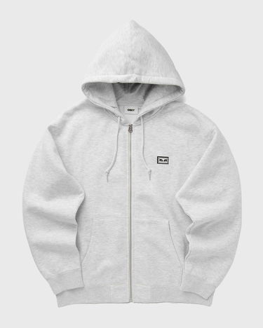 Mikina OBEY Established Works Eyes Zip Hoodie Šedá | 112460023-AGRY, 0