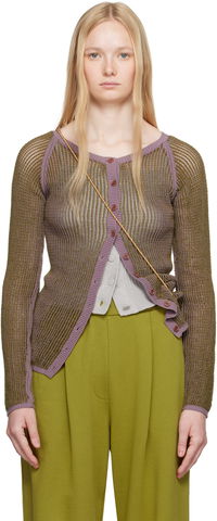 Dries Van Noten Open Knit Cardigan