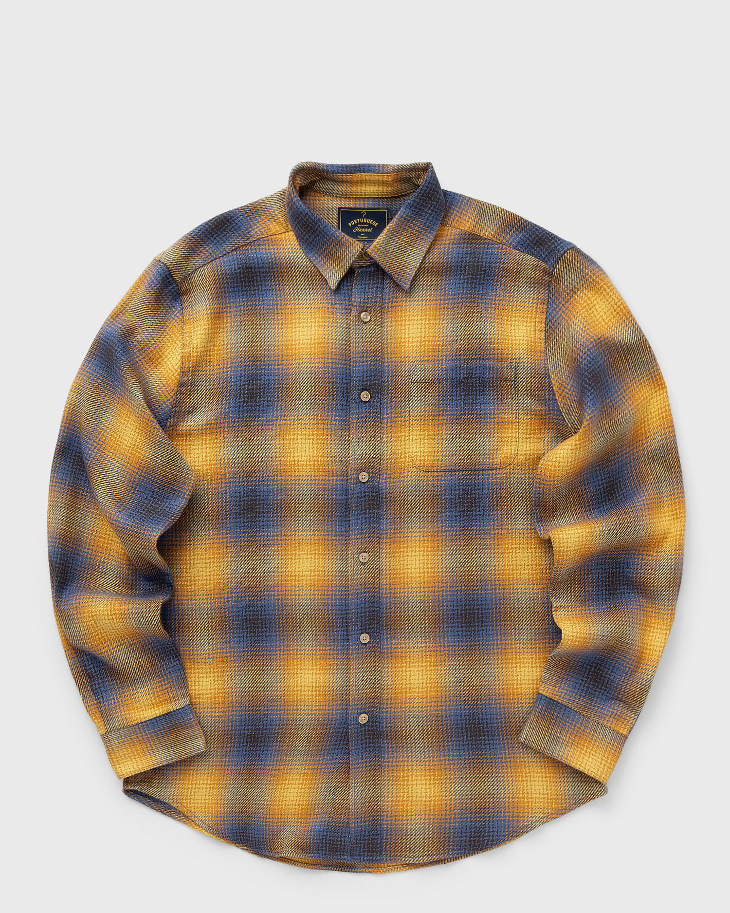 Košeľa Portuguese Flannel Flannel Shirt Longsleeve Žltá | AW24.023.CEREJEIRA, 0