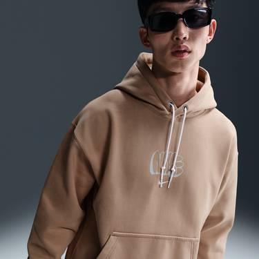 Mikina Nike Solo Swoosh Fleece Hoodie Béžová | HQ4181-200, 1