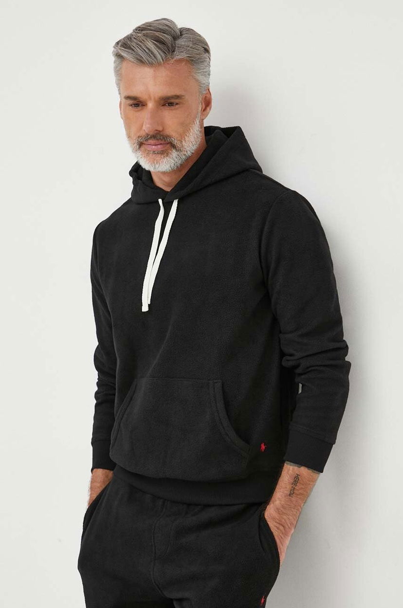 Mikina Polo by Ralph Lauren Hooded Fleece Sweatshirt Čierna | 714915967