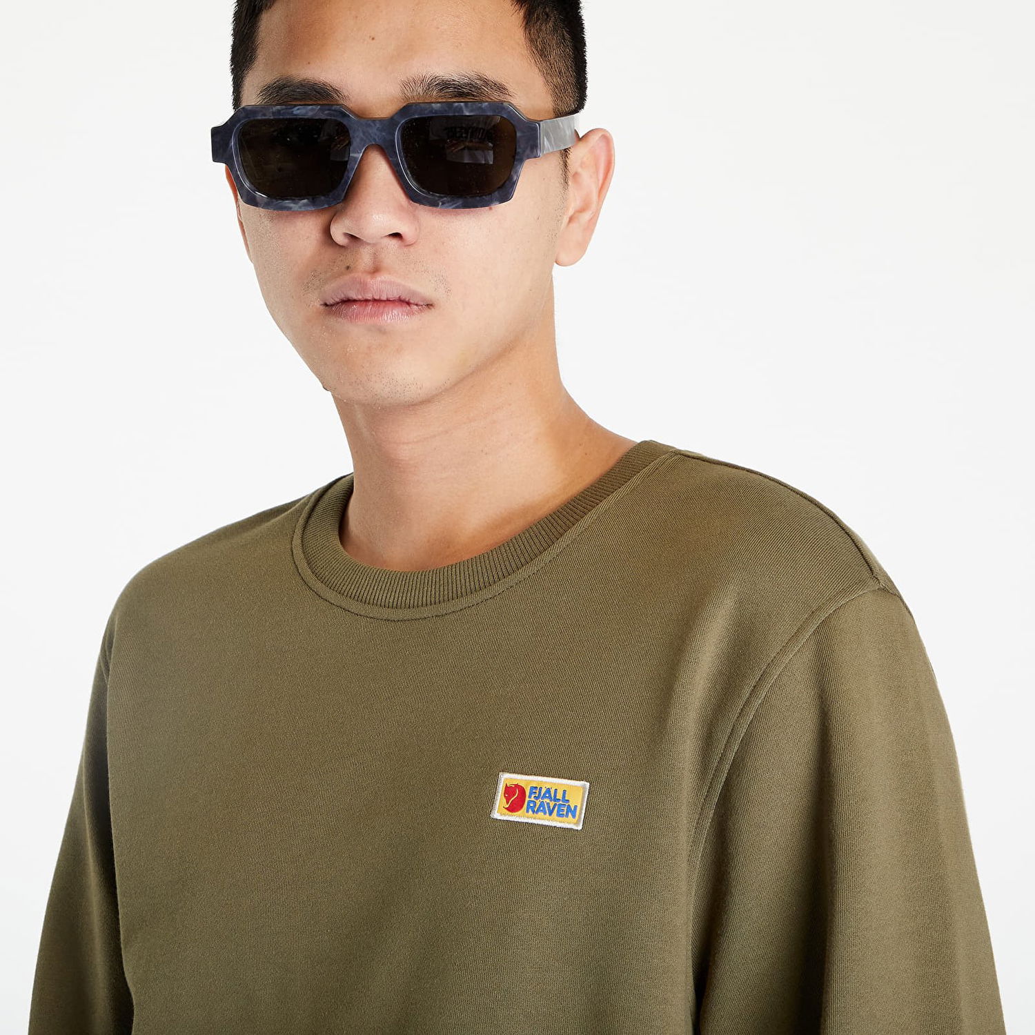 Mikina FJÄLLRÄVEN Vardag Sweater M Zelené | F87070-620, 1