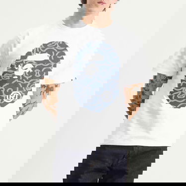 Tričko BAPE Japanese Cloud Camo Big Ape Head T-Shirt Biela | 001TEL801045M-WHT, 2