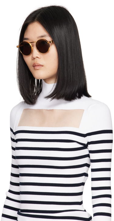 Slnečné okuliare Jean Paul Gaultier Jean Paul Gaultier 56-8171 Round Sunglasses Hnedá | 24/30-U-LU008-X055-92, 3