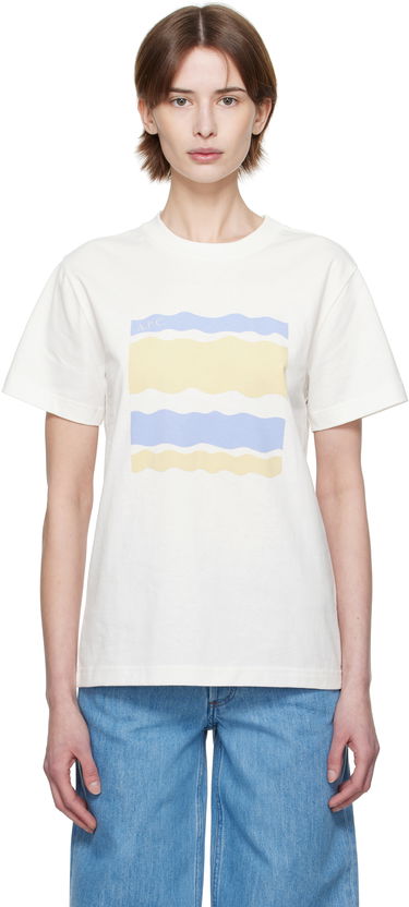 Tričko A.P.C. A.P.C. Malone Graphic T-Shirt Biela | COGCK-M26506, 0
