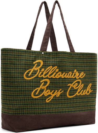 Tote bag BILLIONAIRE BOYS CLUB Script Check Tote Bag Zelené | B24483, 1