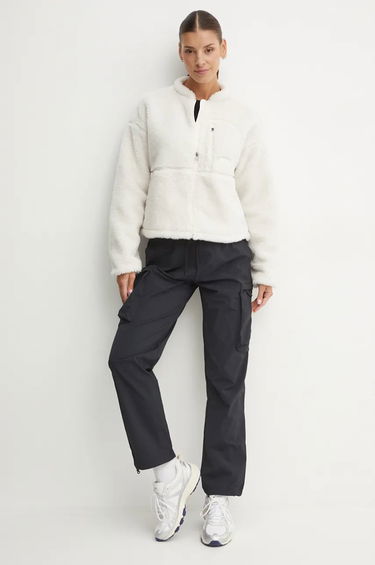 Bunda The North Face White Cropped Fleece Jacket Biela | NF0A88ZBQLI1, 1