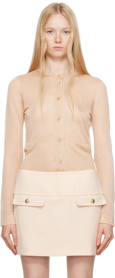 Sukňa Tom Ford TOM FORD Long Sleeve Knit Cardigan Béžová | CAK374-YAX865, 0