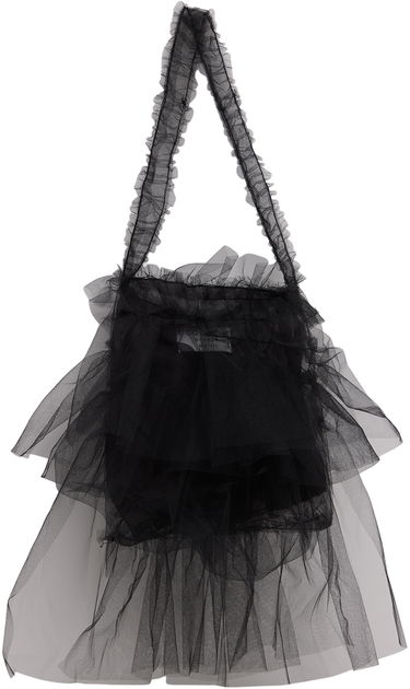 Tote bag Collina Strada Collina Strada Extra Small Mist Tulle Tote Bag Čierna | XX9019 TULLE, 1