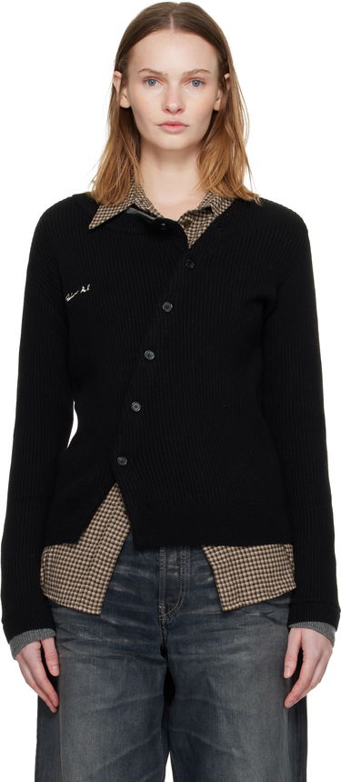 Sveter Andersson Bell Button Slim Knit Cardigan Čierna | atb1383w, 0