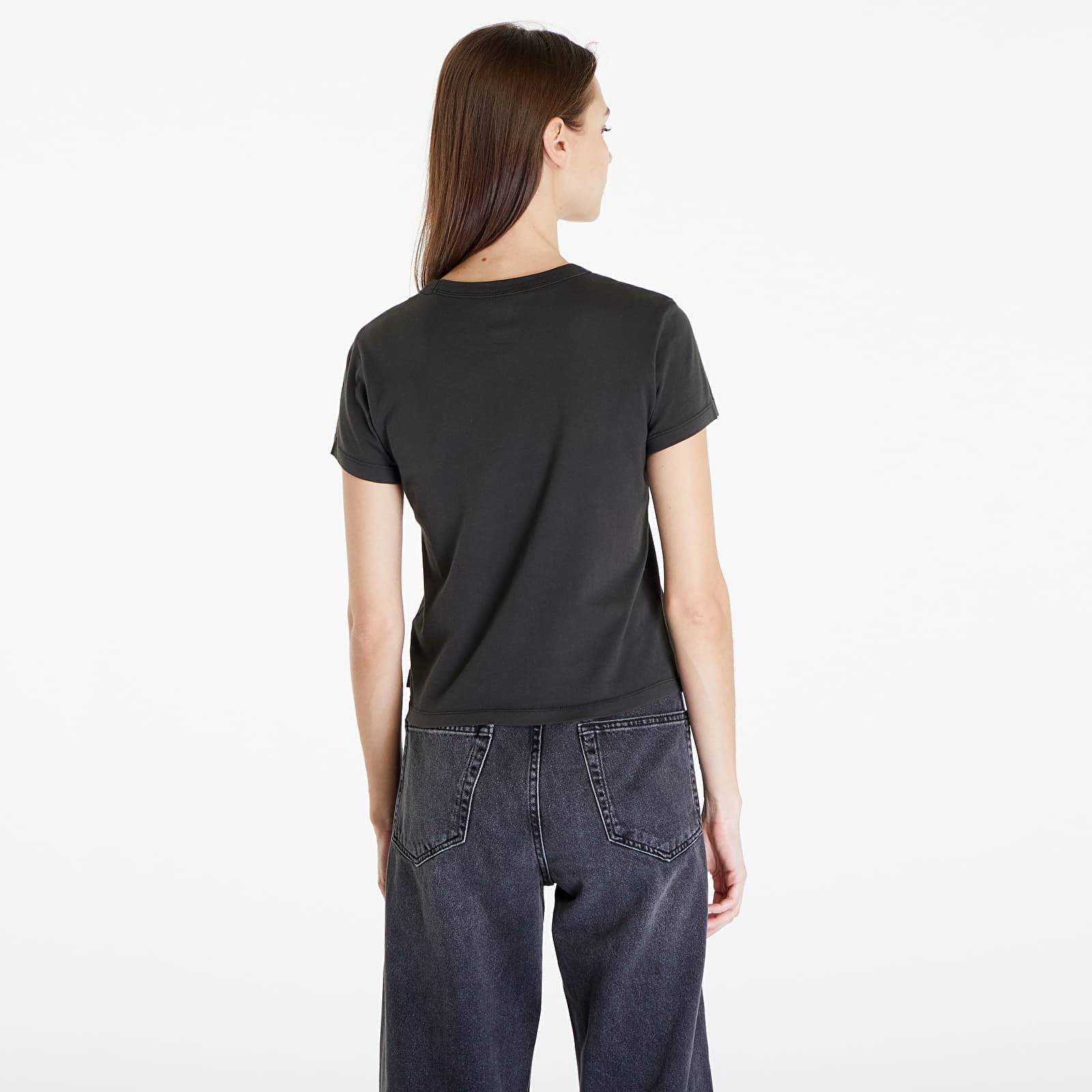 Women's T-Shirt Rugged Box Logo Mini Black