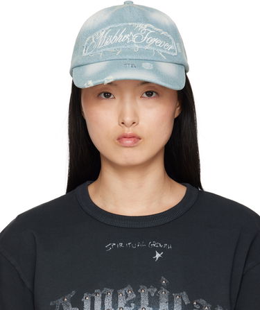 Šiltovka MISBHV MISBHV Forever Distressed Denim Baseball Cap Modrá | 250A504, 0