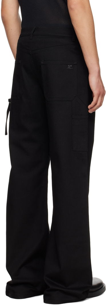 Cargo nohavice Courrèges Courrèges Sailor Jeans Čierna | 124DPA188DE0020, 2