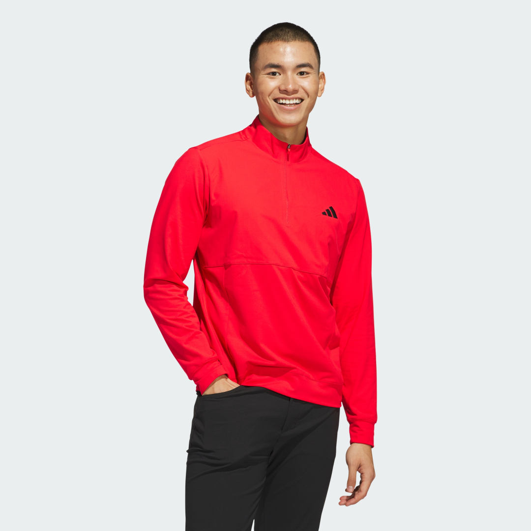 Sveter adidas Performance Ultimate365 Tour Quarter-Zip Pullover Červená | JF4843, 0