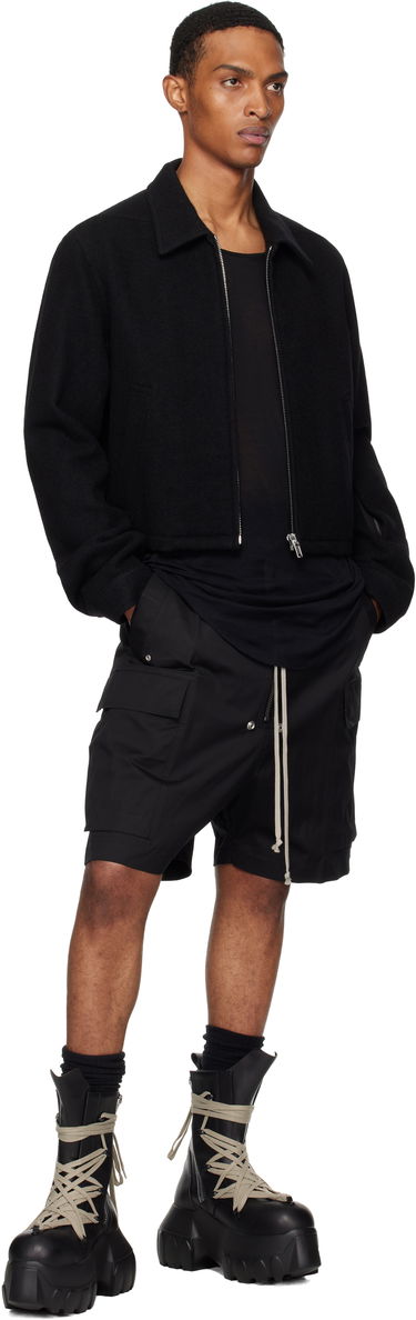 Šortky Rick Owens Rick Owens Concordians Cargobela Shorts Čierna | RU02E1360 TE, 3
