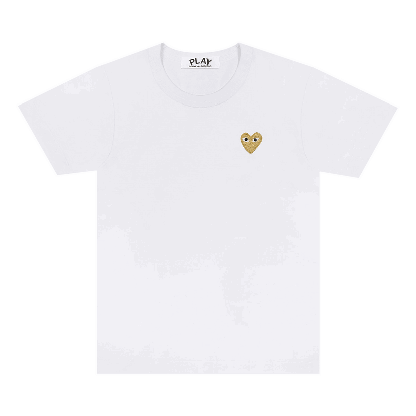 Tričko Comme des Garçons PLAY Heart T-Shirt Biela | AZ T215 051 4