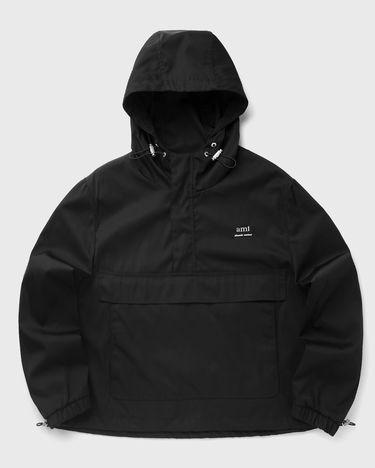 Vetrovka AMI Paris HOODED WINDBREAKER Čierna | UJK101.PA0007-001, 0