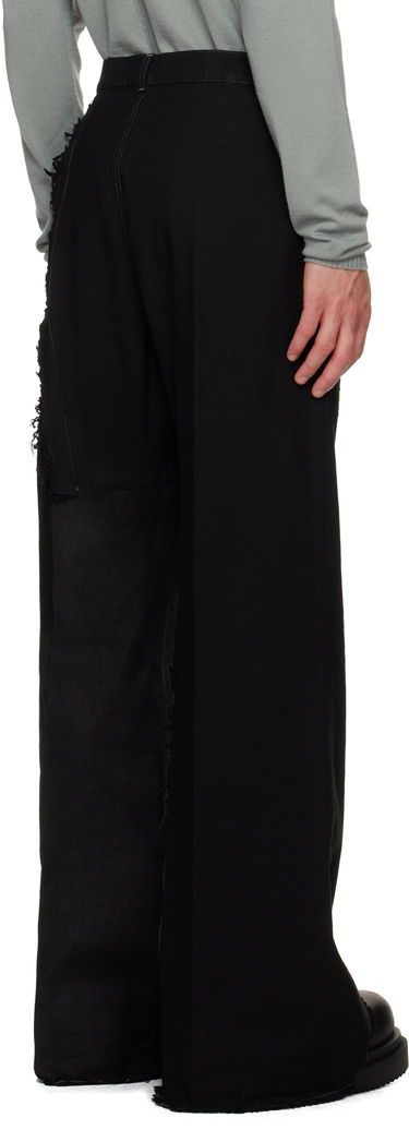 Džínsy Rick Owens Concordians Joris Wide-Leg Distressed Jeans Čierna | RR02E1308 BBCL, 2