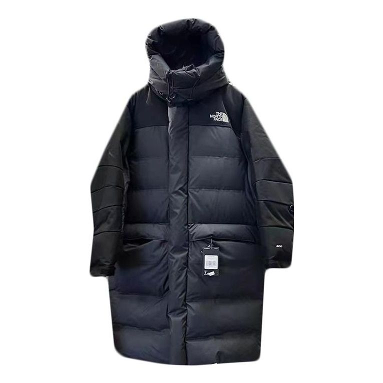 Prešívaná bunda The North Face FW22 Logo Hooded Puffer Coat Čierna | NF0A7RCR-JK3