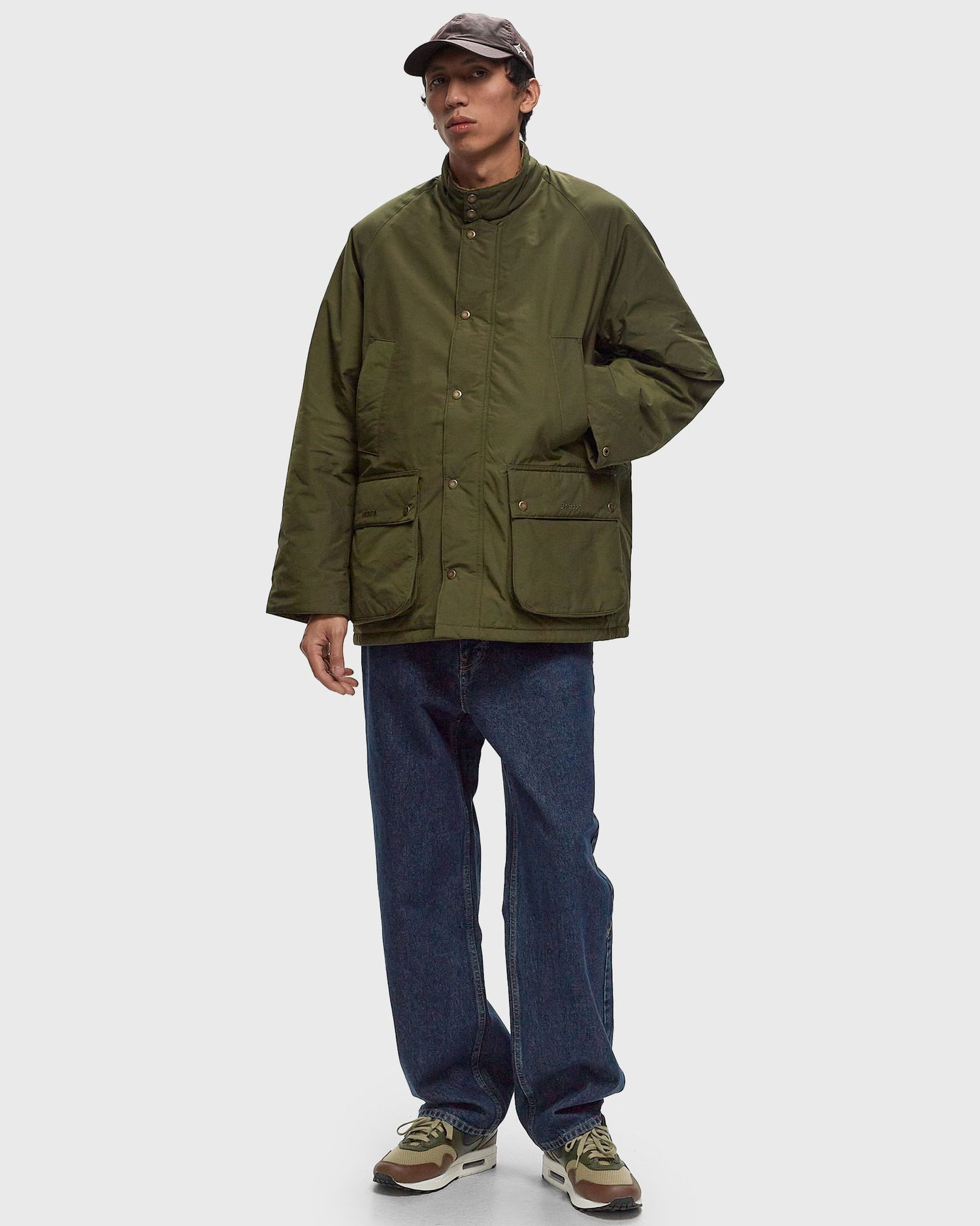 Vetrovka Barbour BARACUTA Cas Beda Windbreaker Zelené | MCA1010SN31, 1