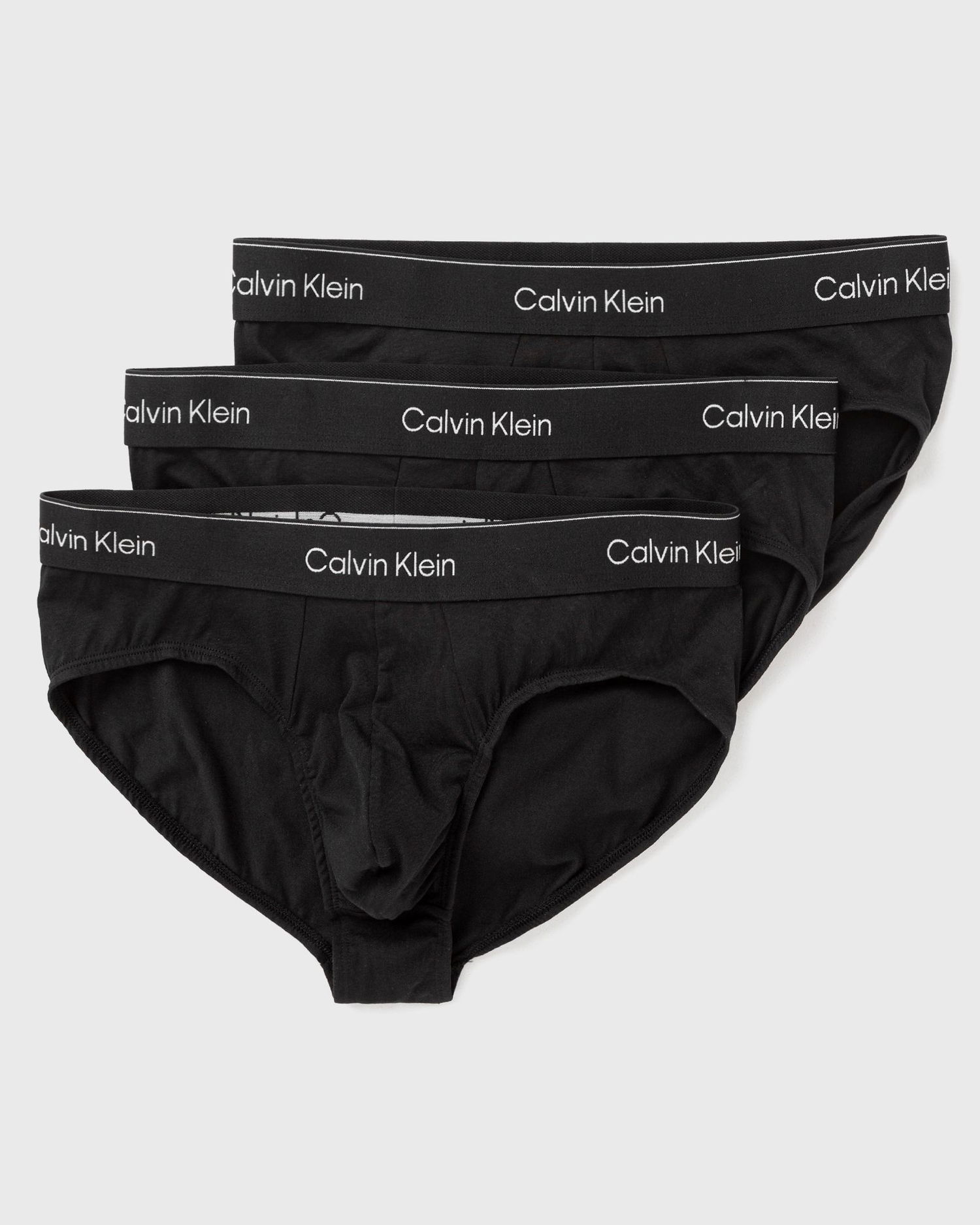 Spodná bielizeň a ponožky CALVIN KLEIN Hip Brief Icon Cotton Stretch 3-Pack Čierna | LV00NB4388TM6, 0
