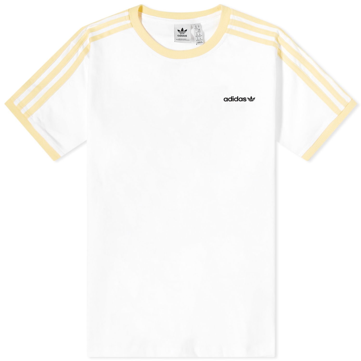 Tričko adidas Originals 3-Stripe Cali Tee Biela | IC3098, 0