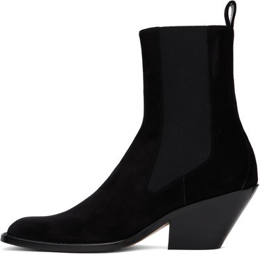 Tenisky a topánky Khaite KHAITE Austin Suede Ankle Boots Čierna | F1092-849, 2