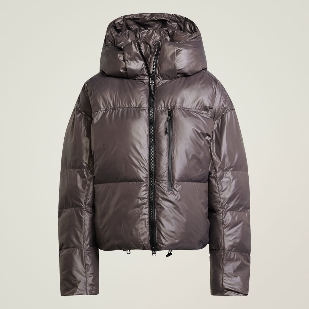 Prešívaná bunda adidas Performance Short Padded Winter Šedá | IW9841, 1