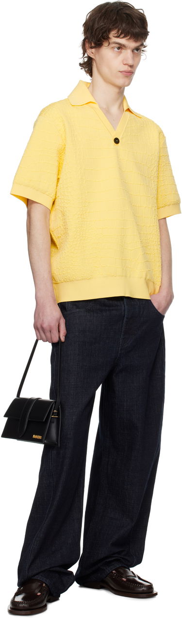 Sveter Jacquemus Jacquemus La Croisière 'The Scala' Polo Žltá | 25E255KN527-2429, 3