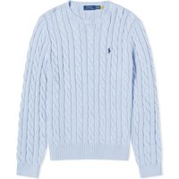 Sveter Polo by Ralph Lauren Cotton Cable Crewneck Modrá | 710775885503, 1