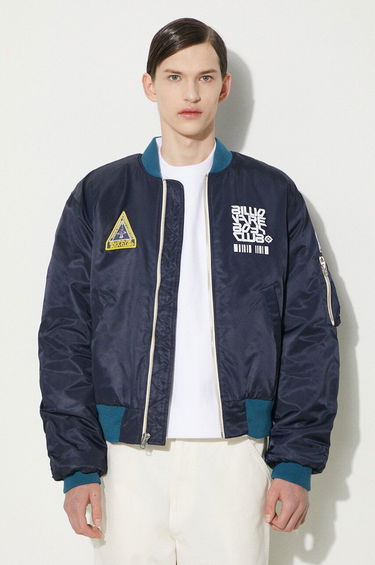 Bomber bunda BILLIONAIRE BOYS CLUB Billionaire Boys Club Outerbanks Bomber Jacket Navy | B24202, 3