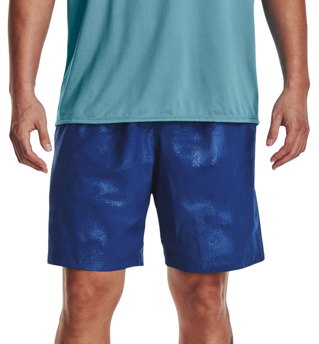 Šortky Under Armour Woven Emboss Shorts Navy | 1377137-471, 0