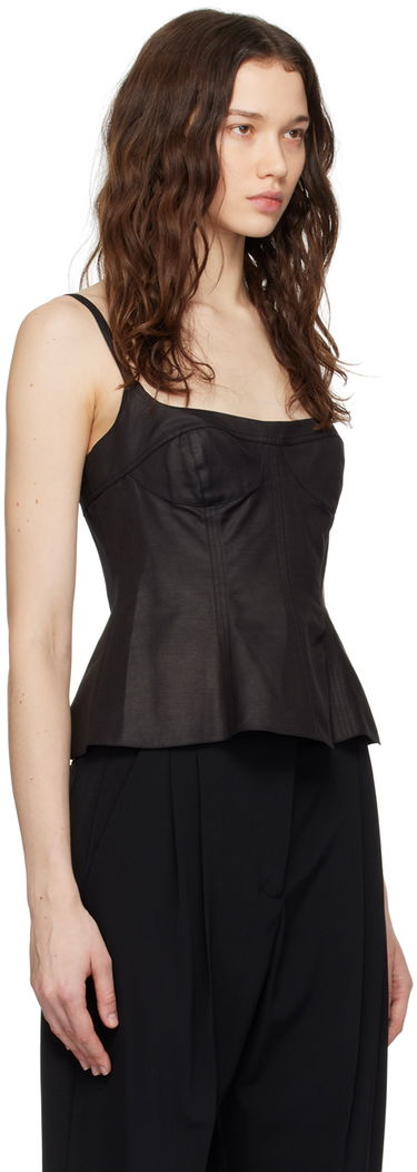 Tielko Stella McCartney Peplum Camisole Čierna | 6T01583DU401, 1