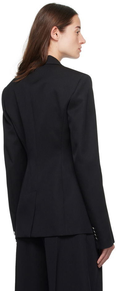 Bunda The Attico The Attico Peaked Lapel Blazer Čierna | 241WCG61 W046, 2