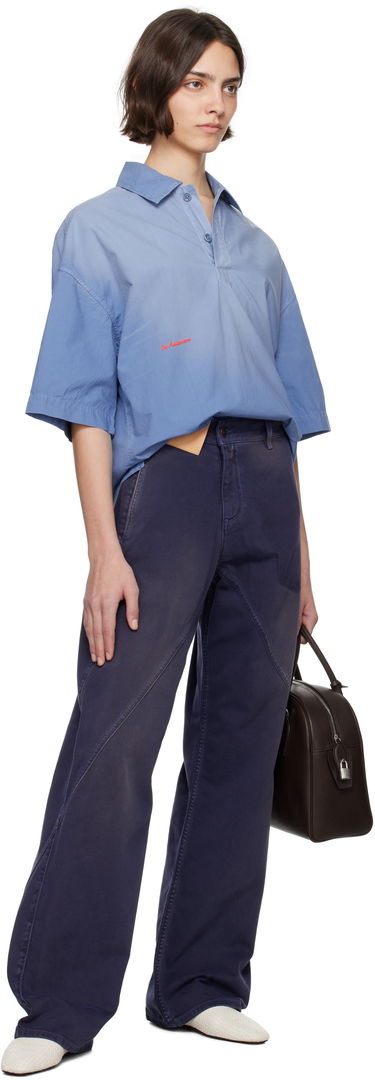 Nohavice JW Anderson JW Anderson Twisted Workwear Jeans Modrá | DT0115-PG1522, 3