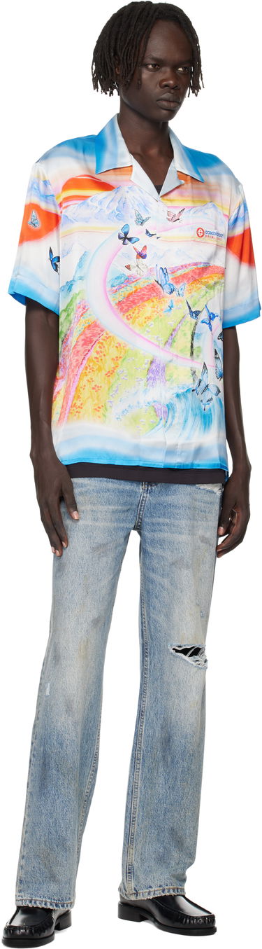 Košeľa Casablanca Casablanca Silk Butterfly Print Shirt Rôznofarebný | MPF25-SH-003-02, 3