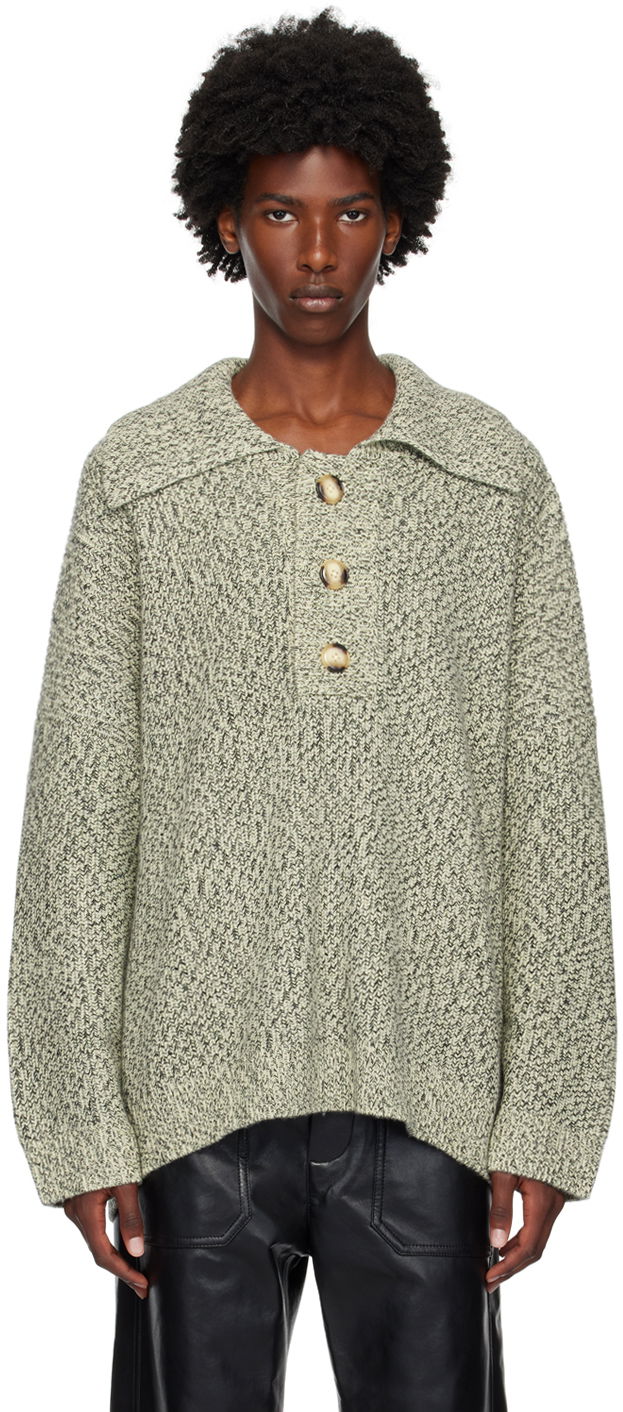 Sveter Nanushka Delier Knit Sweater Šedá | NU24PFSW00699, 0