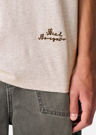 Tričko AXEL ARIGATO Saba Short Sleeve Crewneck Ombre T-Shirt Béžová | A3860003, 7