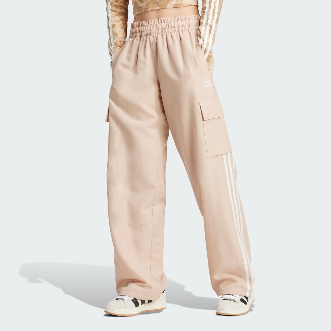 Nohavice a džínsy adidas Originals Adicolor Cargo Béžová | IZ0717, 0
