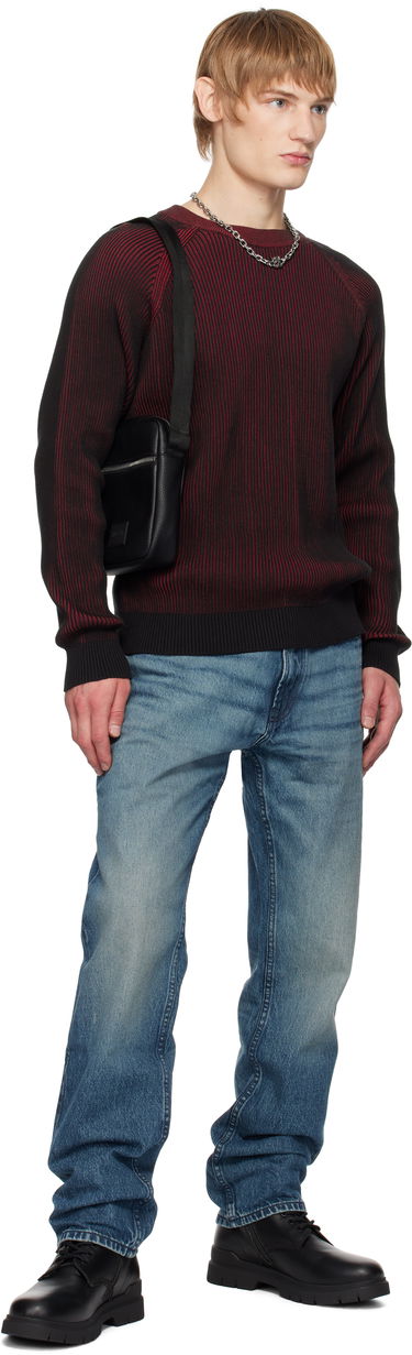 Taška cez rameno BOSS HUGO Grained Faux-Leather Reporter Bag Čierna | 50535669, 4