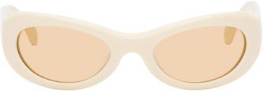 Slnečné okuliare Port Tanger Port Tanger Khilna Sunglasses Biela | SSENSE Exclusive Oval, 0